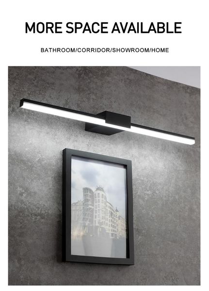 

wall lamp luckyled modern led bathroom light 8w 12w ac85-265v mount fixtures indoor sconce lights for home