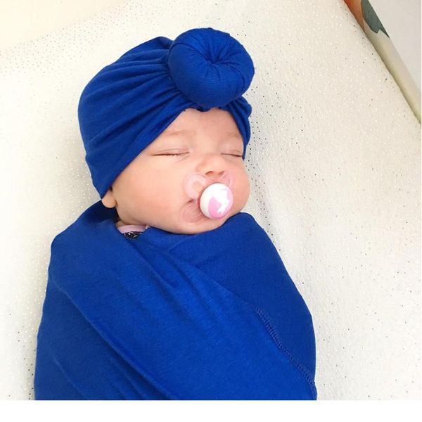 

1pcs 2018 fashion donut baby hat newborn elastic cotton baby beanie cap multicolor infant tur jlltyj, Yellow