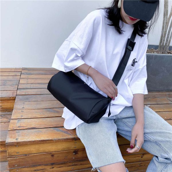 

hbp new single shoulder messenger french stick men's fashion brand nylon cycling women's street sports bag, fitness bag