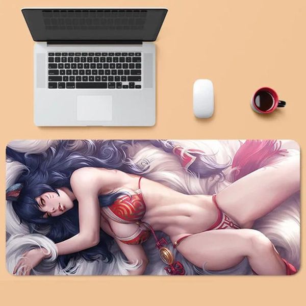 

mouse pads & wrist rests anime girl gaming computer pad large size pc cute gamer keyboards lapaccessories table mat