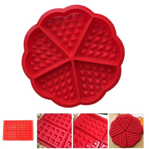

baking moulds waffle maker oven waffles mold tray silicone mould pan cookies cake bakeware diy craft donuts kitchen accesssories lc