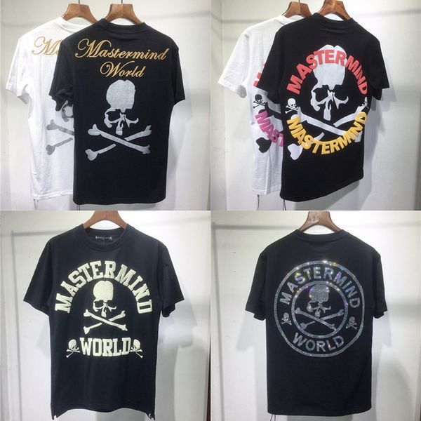

2021 new foaming printing mastermind world japan mmj t shirt men women 1:1 high-quality skull print casual t-shirts tees clothing s0e, White;black