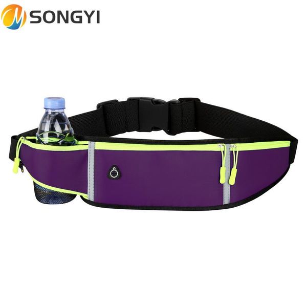 

songyi durable outdoor sports hold kettle waist bag bodypack fitness running bag waterproof mobile phone pot waist i190
