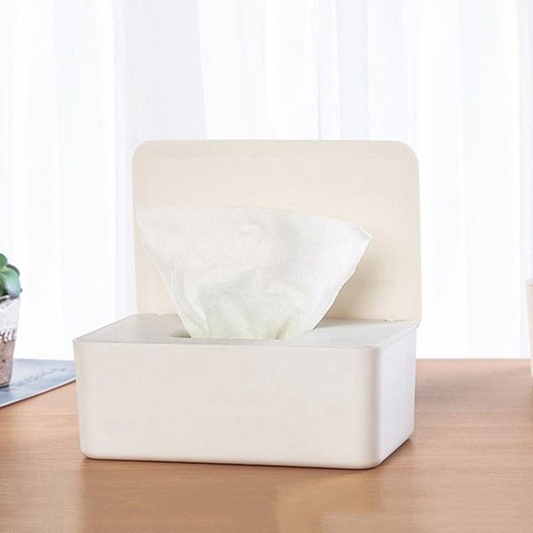 

new wet tissue box deskseal baby wipes paper dispenser napkin storage holder lid