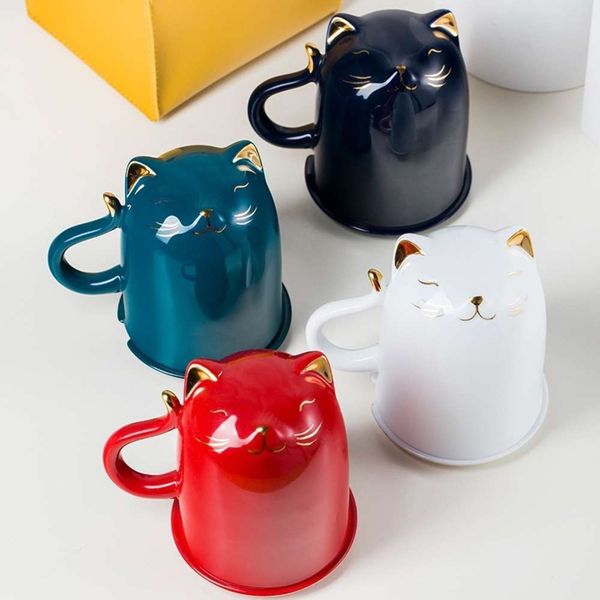 

ceramic mug cat cup home tea cups cat creative trend net red water mugs coffee cup