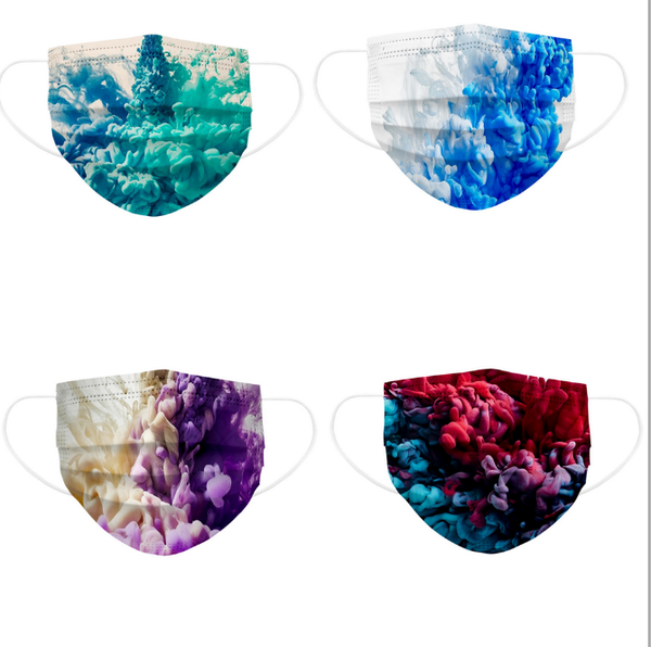 

new fashion flame printing camo stock ear face disposable designer facemask hanging dust mouth masks xvhag