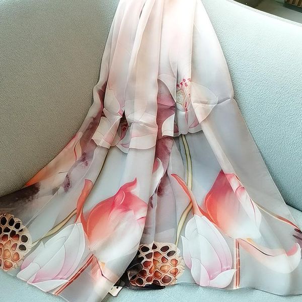 

scarves shanghai story flagship store counter with 100% silk for women, Blue;gray