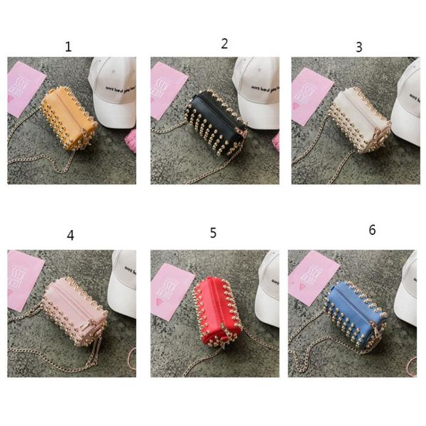 

girls full messenger kids bags bags baby mini 2021 rivets korean cross shoulder body children coin purses handbags c5602 htpuq