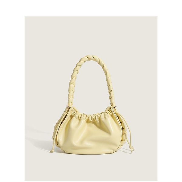 

evening bags luxury design women messenger bag fashion woven strap shoulder ladies soft leather pleated handbag trend wild crossbody