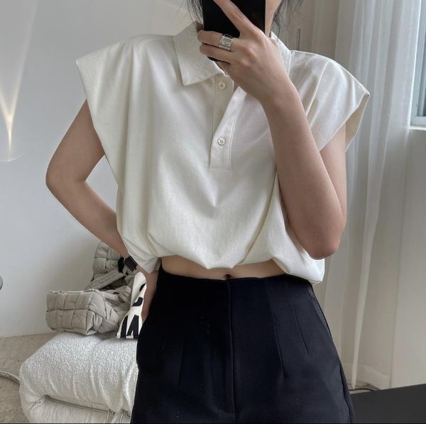 

women's suits & blazers summer model woman cotton with shoulders, White;black