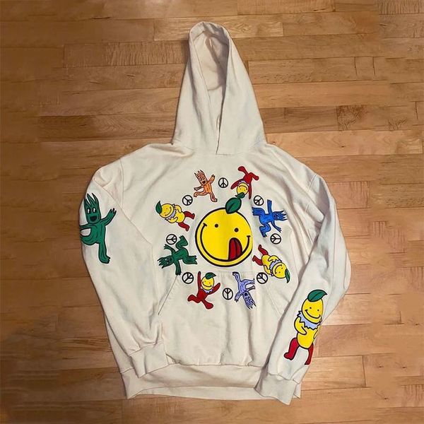 

2021 new foaming printing lyrical lemonade hoodie women hooded loose pullover men clothing travis scott 2nar, Black