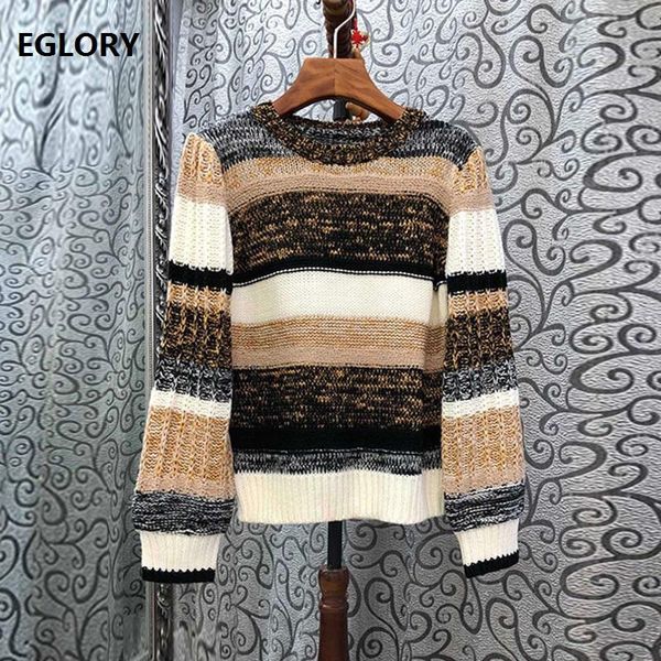 

women's sweaters 2021 autumn winter women color block knitting long sleeve pullovers ladies casual soft knitwear, White;black