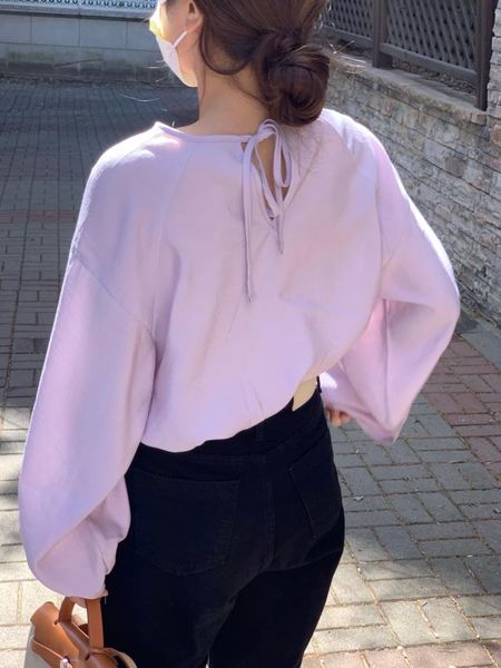 

women's blouses & shirts elegant vintage solid o-neck women summer korean style casual lantern sleeve hollow out shirt femme blusa, White