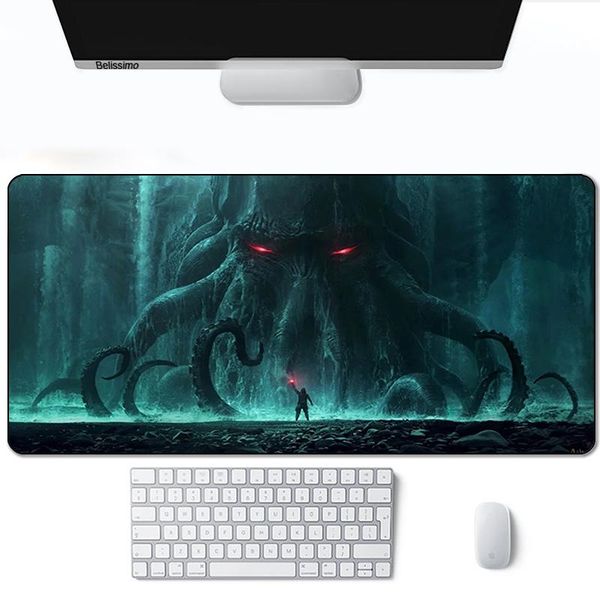 

mouse pads & wrist rests cthulhu monster pad gamer keyboard desk mat xxl large anime mousepad gaming accessories computer varmilo