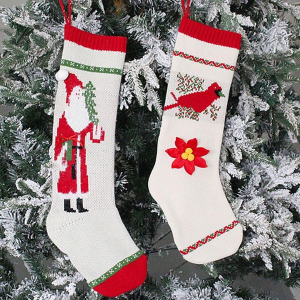 

christmas decorations santa claus snowman elk stockings merry decor for home gifts socks xmas ornaments navidad 2021
