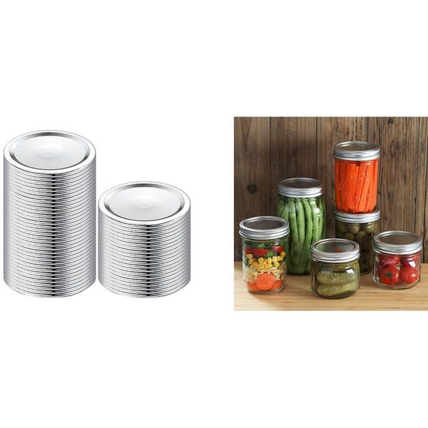 

kitchen storage & organization wide mouth canning lids for ball, kerr jars-split-type metal mason jar canning-fit jars