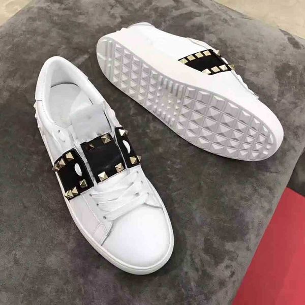 

2021 sale chaussures discount desi de luxe femmes blanc noir chaussure sneakers baskets hommes casual, Black
