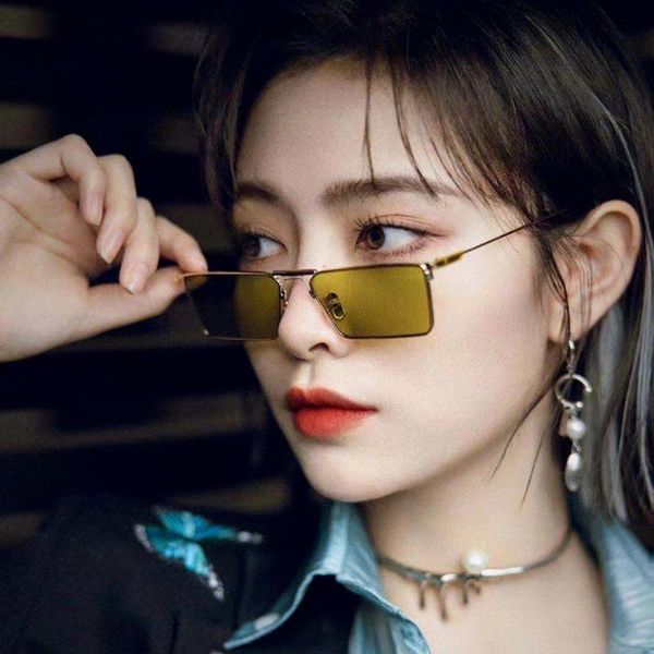 

sunglasses 2021 narrow small women men clear lens retro thin border sun glasses vintage celebrity style versatile eyewear uv, White;black