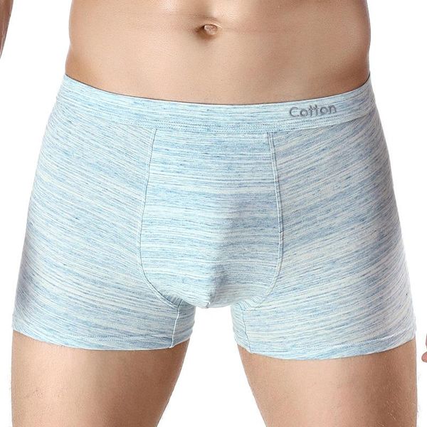 

underpants 2021 men's u-convex boxer briefs cotton colored, Black;white