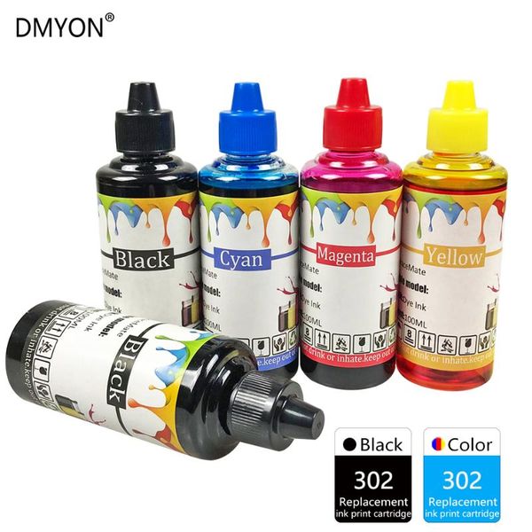 

dmyon ink refill kit compatible for 302 deskjet 1110 1111 1112 3830 3831 3832 3833 3834 4650 4652 4654 4655 4656 4657 printer