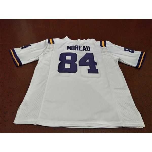 

001 #84 foster moreau lsu tigers alumni college jersey or custom any name or number jersey, Black