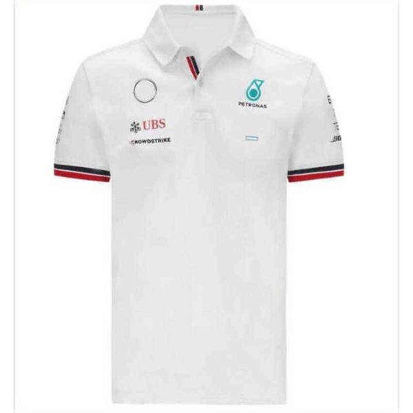 

petronas men's luxury t shirts designer mercedes amg f1 formula one racing polos women casual short sleeve t-shirts benz polo lewis ham, White;black