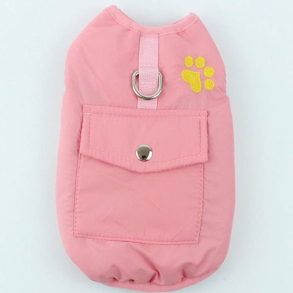 

dog apparel autumn winter pet warm clothes double-sided wearable