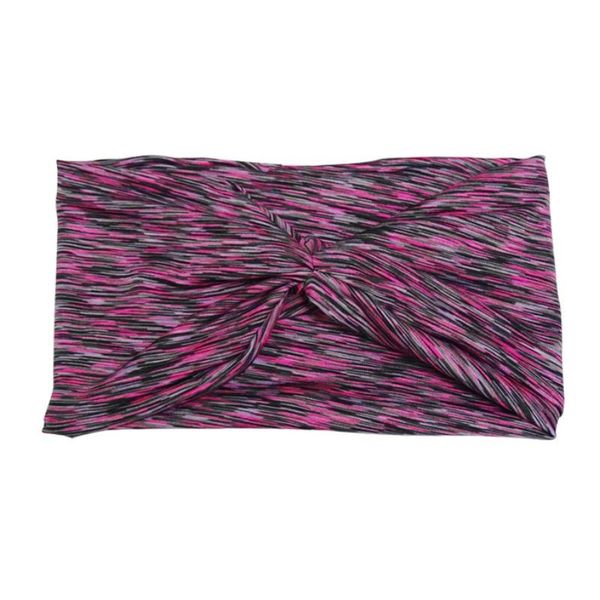 

sports non slip headband twist stretch hairband absorbent sweatband elastic running breathable hair accessories yoga bands
