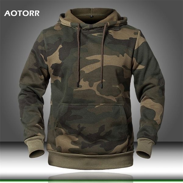 

men hoodies camouflage hoody men's army hoody military hoodie casual streetwear hooded sweatshirts moletom masculino male 201103, Black