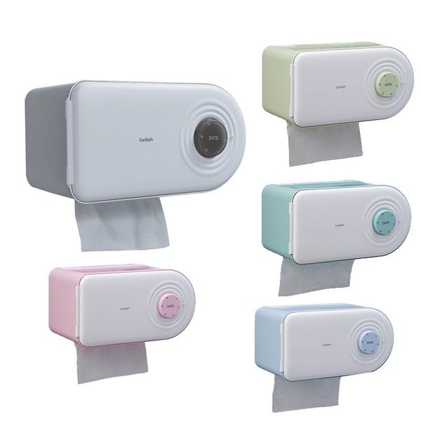 

garbath toilet paper holder waterproof tissue box plastic toilet paper rack wall mount bathroom organizer storage box