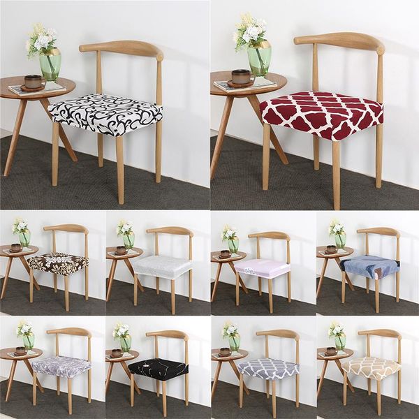 

chair covers fashion elastic cushion cover simplicity printed home textile products soft milk silk living room supplies