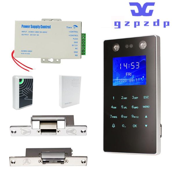

tcp/ip diy full electric strike door lock face access control system kits
