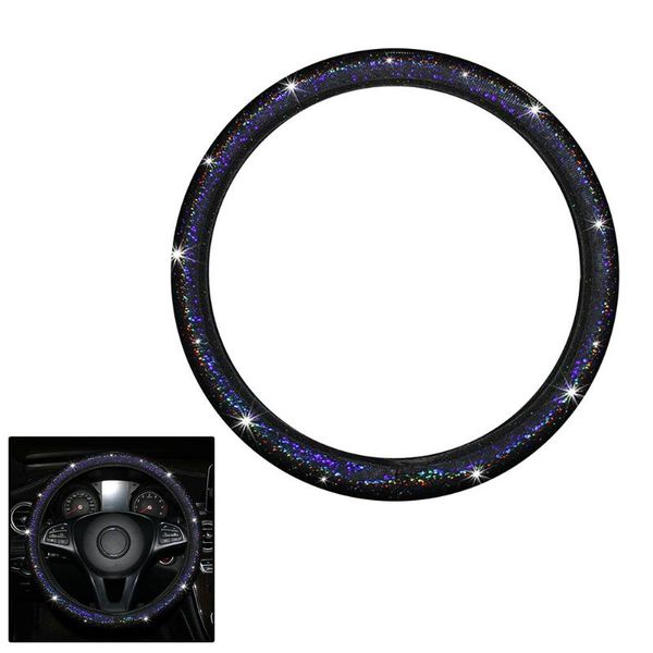 

steering wheel covers installs easily cover pu leather protector