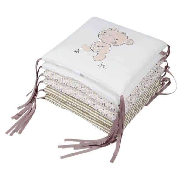 

6pcs baby bed protector crib bumper pads baby bed bumper in the crib cot safety cotton blend bedding set rail