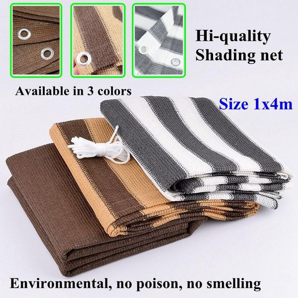 

sgoohan 1x4m hdpe anti-uv sunshade net home garden balcony safety net swimming pool cover shading succulent plant shade sail