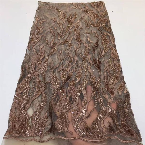 

ribbon diamond african lace fabric embroidered sequins nigerian guipure for wedding french tulle lh90, Pink;blue