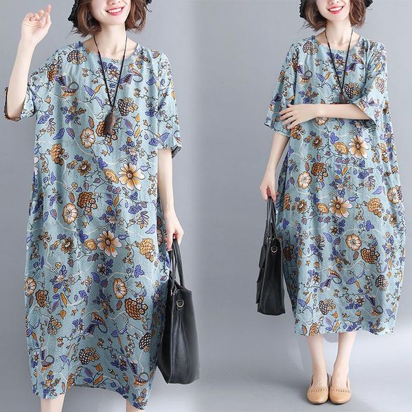 

maternity dresses 2021 brand summer dress woman floral print large size pregnant loose version clothing md-02526, White