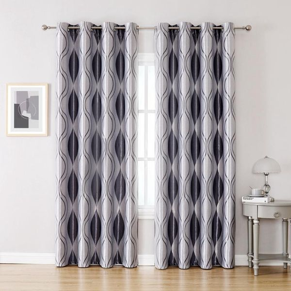 

curtain & drapes single piece full light shading blackout home decoration window curtains for bedroom living room modern style