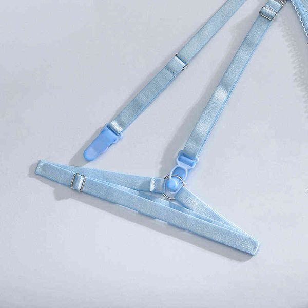 

nxy set aduloty new popular embroidered flower garment with transparent and hollow garter erotic lingerie womens underwear 1128, Red;black