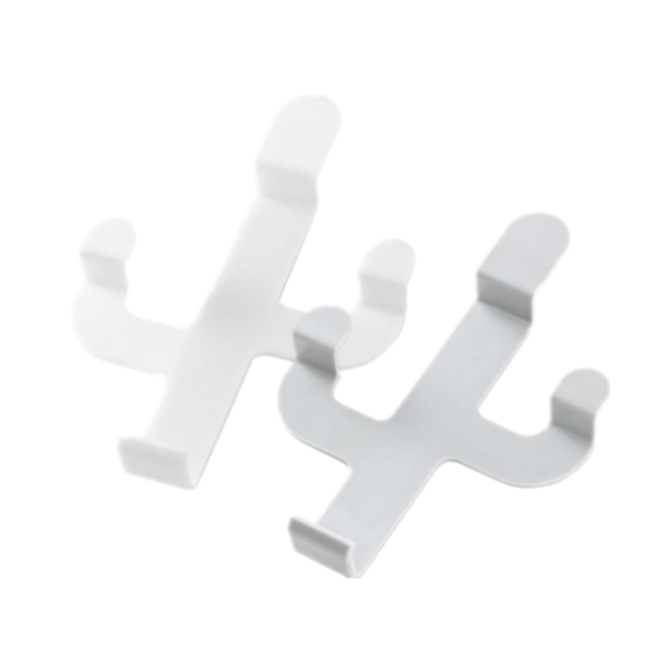 

hooks & rails h-4 2 colors creative cactus shaped wall door seamless home kitchen towel bag key hanger wall-mounted punch-hoo