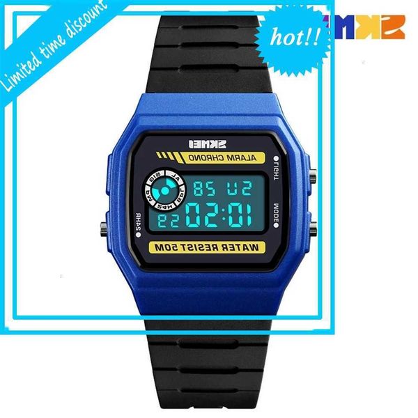 

timemei multifunctional student waterproof electronic korean version simple fashion watch lovers, Slivery;brown