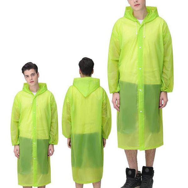 

raincoats women's outdoor travel fashion raincoat thick transparent evc