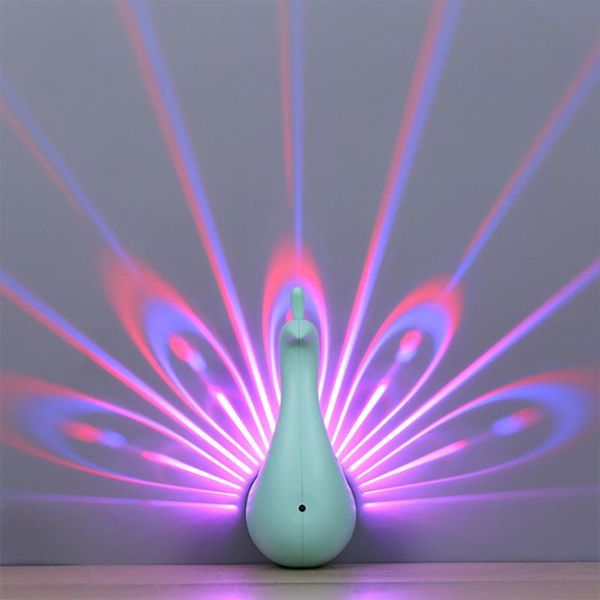 

led night light, touch wall light with remote control, color changing, modern decorative lighting bedroom projection lamp