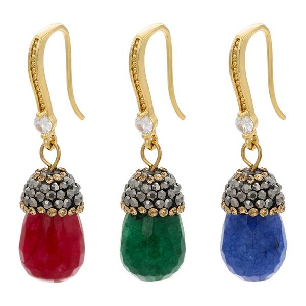 

hoop & huggie zhukou vintage dangle earrings for women gold color diy handmade mushroom drop fashion jewelry wholesale ve393, Golden;silver