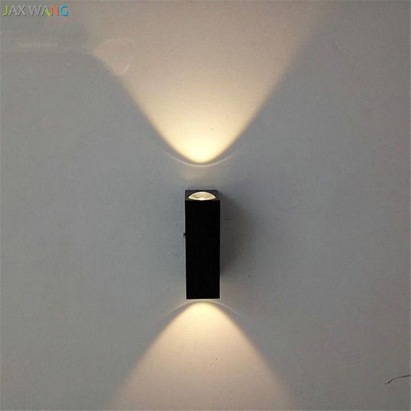 

wall lamp jw_modern simple led aluminum waterproof lamps 6w up and down lights ip65 project outdoor background lighting