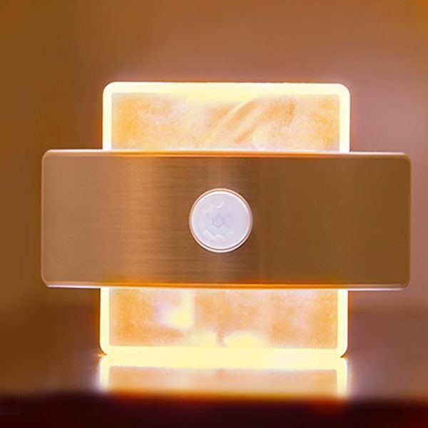 

motion sensor home lamp 3 modes usb rechargeable durable indoor led wall mounted acrylic