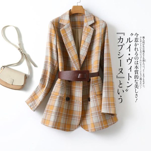 

women's wool & blends cmaz 2021 autumn fashion trench coat-1 belt, Black