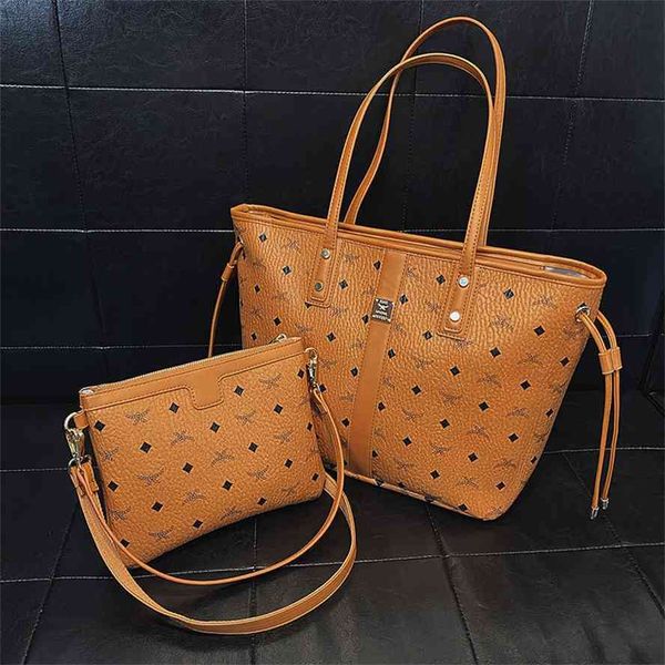 

handbag2021 new korean versatile letter tote two piece one shoulder messenger bag for female studentsgg bag