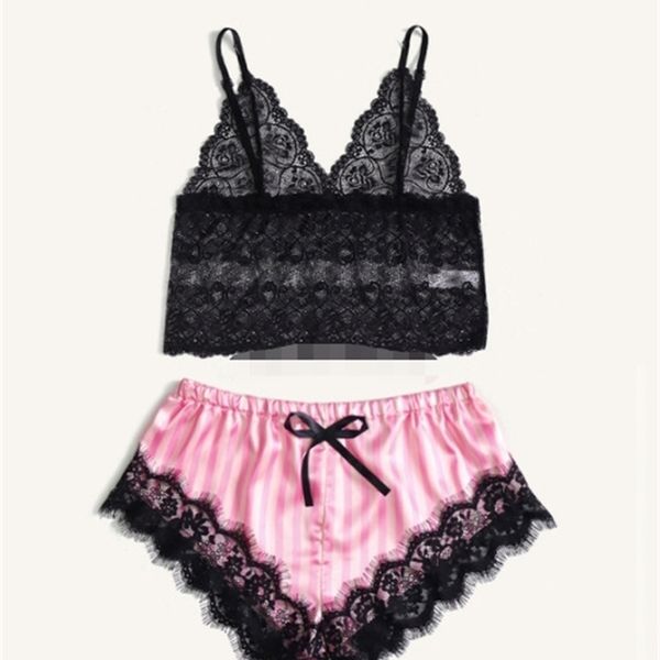 

dew milk spring and summer lace bagged underwear cute girl 211203, Black;white