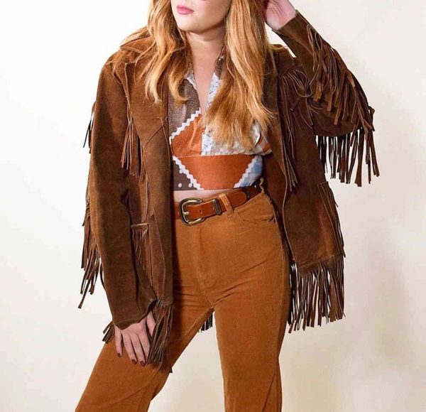 

leather jacket high fashion men belt autumn tassel long sleeve fashion suit, Black